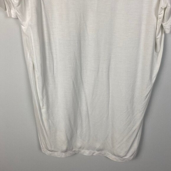 TOMMY JOHN Second Skin T-Shirt WHITE Micro Modal Everyday V-Neck Tee Mens XL - Picture 3 of 8
